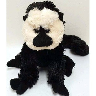 saki faced 仿真白脸僧面猴white monkey毛绒玩具公仔 定做