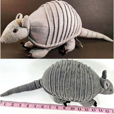 （代购）仿真九带犰狳armadillo毛绒玩具公仔