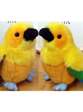 （代购）日本cute仿真黄鹂oriole毛绒玩具公仔