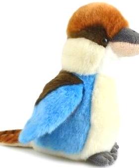 （代购）仿真笑翠鸟kookaburra毛绒玩具公仔