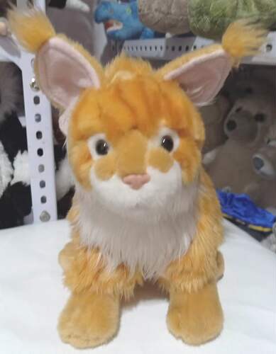（代购）德国uni-toys仿真黄色缅因猫maine coon毛绒玩具公仔