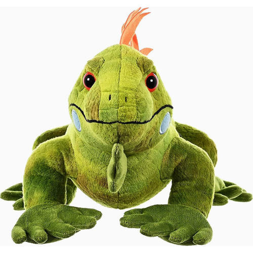 （代购）美国wild republic仿真绿鬣蜥green iguana毛绒玩具公仔