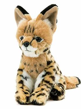 （代购）日本colorata仿真薮猫serval毛绒玩具公仔