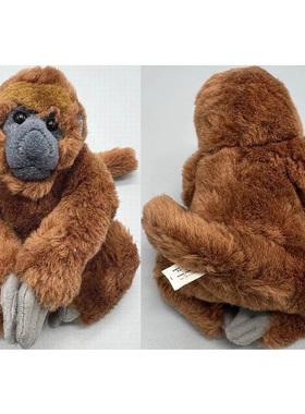 （代购）美国wild republic仿真红吼猴howler monkey毛绒玩具公仔
