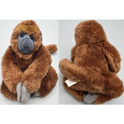 （代购）美国wild republic仿真红吼猴howler monkey毛绒玩具公仔