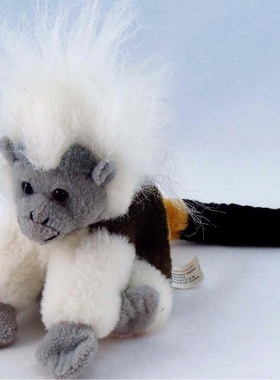 （代购）美国wild republic仿真棉顶狨tamarin毛绒玩具公仔