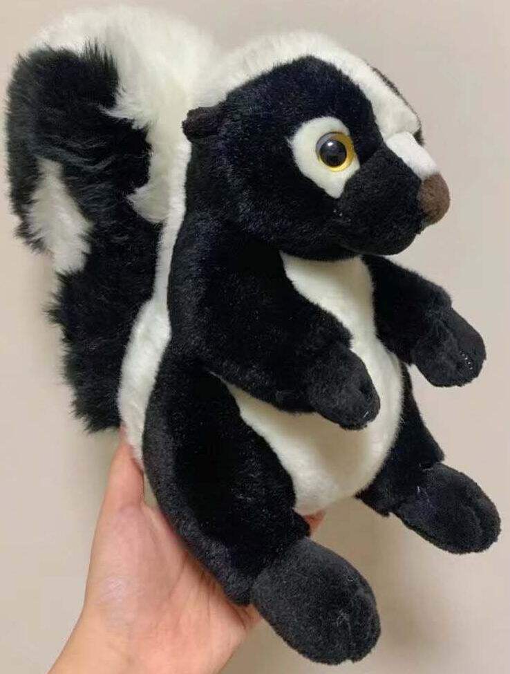 (定做)leonine仿真臭鼬skunk毛绒玩具公仔