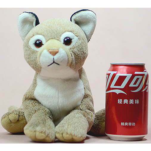 (代购)美国save our space仿真美洲狮cougar毛绒玩具公仔