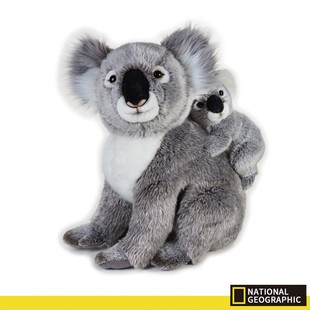 (现货+包邮)美国国家地理仿真母子款考拉树袋熊koala毛绒玩具