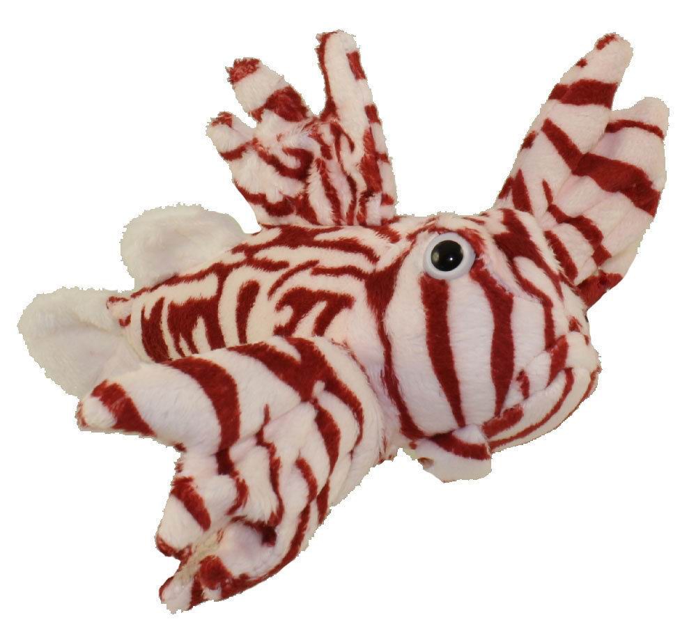 (现货+包邮)仿真蓑鲉狮子鱼lionfish毛绒玩具公仔