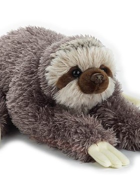 （现货+包邮）美国国家地理仿真小号三趾树懒sloth毛绒玩具公仔