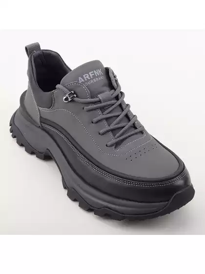First-Layer Cowhide Outdoor Hiking Shoes for Men, Light, Soft, Thick-Soled, Wear-Resistant, Cross-Country Hiking Shoes, Genuine Leather, Fashionable Sports and Casual Shoes