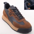 Brown Cotton Shoes [Thin Velvet Lining] 3255