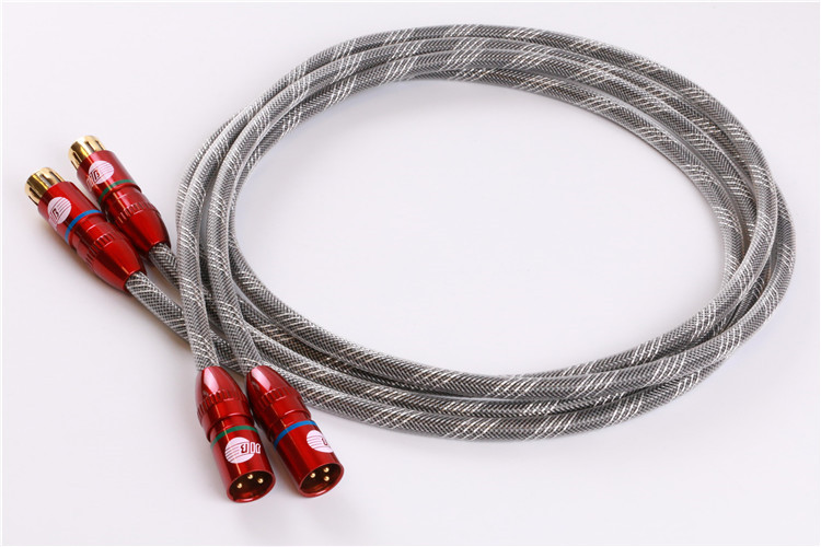 德国蟒蛇JIB HF-007A发烧CD转盘功放连接音频线XLR平衡信号线2米