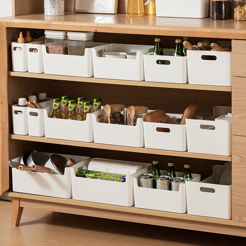 厨房橱柜调料收纳盒碗筷整理盒
