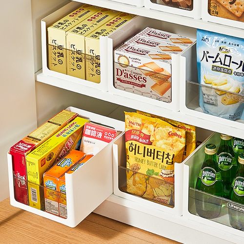 厨房橱柜直角收纳盒杂物收纳筐