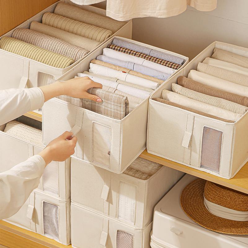 衣服收纳箱可折叠带把手可抽拉