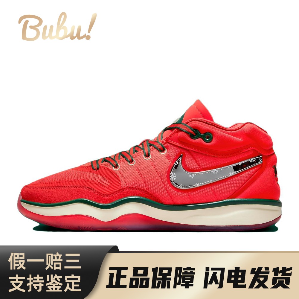 【布布】 Nike 篮球鞋 系带 男女通用 圆头 平跟 红色 实战