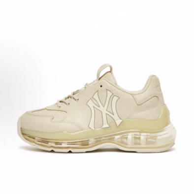 MLB Big Ball Chunky 舒适耐磨轻便 低帮 老爹鞋 男女同款 米色