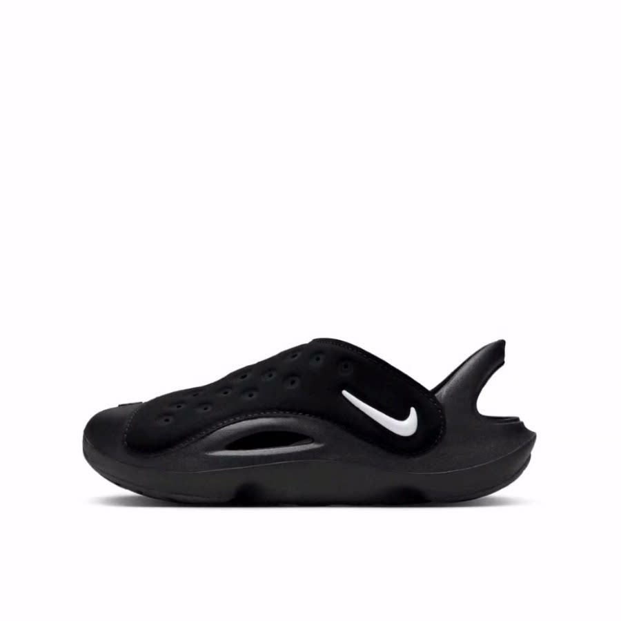 Nike Swoosh 舒适柔软 儿童凉鞋 中小童