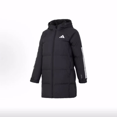 adidas 运动生活系列 长款羽绒服 女款