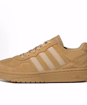 adidas originals Courtic  耐磨 低帮 板鞋 男女同款 芥末黄