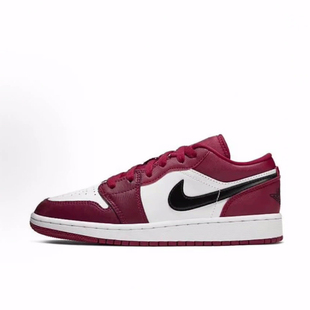 Low Noble Red Jordan 儿童篮球鞋 皮革低帮 Air