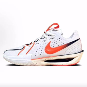 Nike Air Zoom G.T. Cut 3  耐磨 低帮 篮球鞋 男款 白橙色