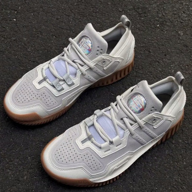 LiNing李宁 反伍3 Low 减震耐磨轻便 篮球鞋 男款 白色