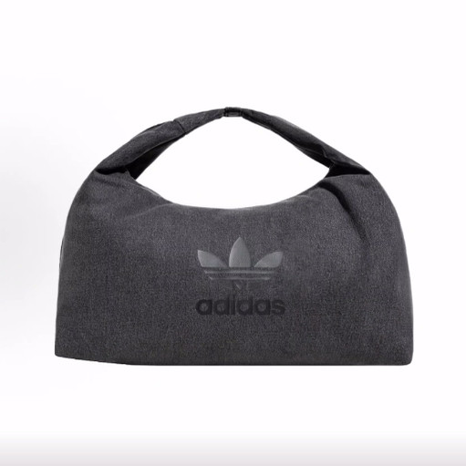 adidas originals Logo标志拉链开合腋下包手提包 男女同款情侣款