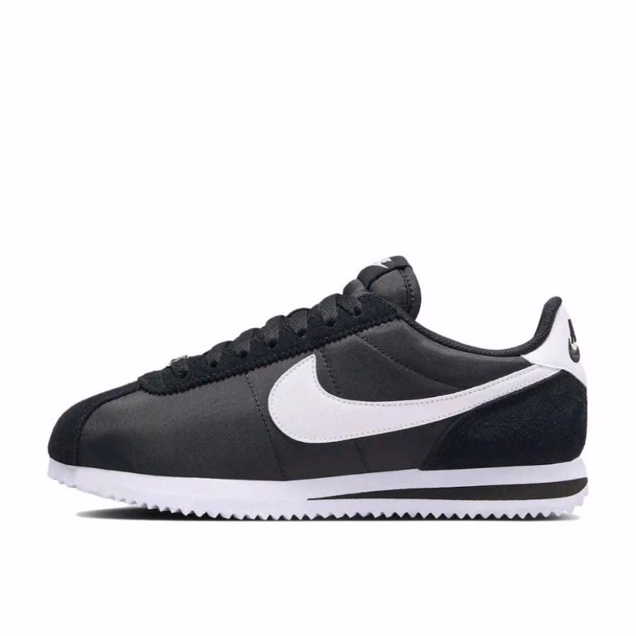 Nike Cortez 舒适百搭 低帮 休闲城市通勤跑步鞋 女款 黑白