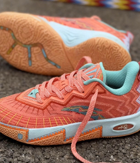 Anta安踏  欧文二代 曜日 实战减震低帮碳板 篮球鞋 男款 青橙