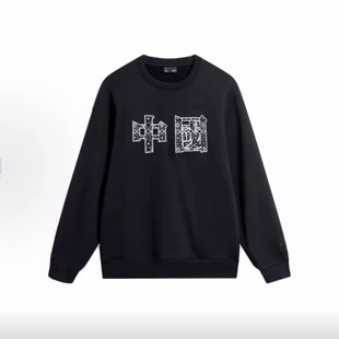 LiNing李宁 中国汉字圆领套头卫衣 男款