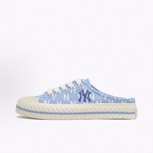 MLB Playball Mule Monogram 帆布  低帮 板鞋 男女同款