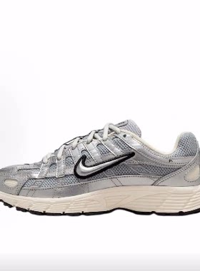 Nike P-6000 网面真皮皮革 低帮 儿童跑步鞋