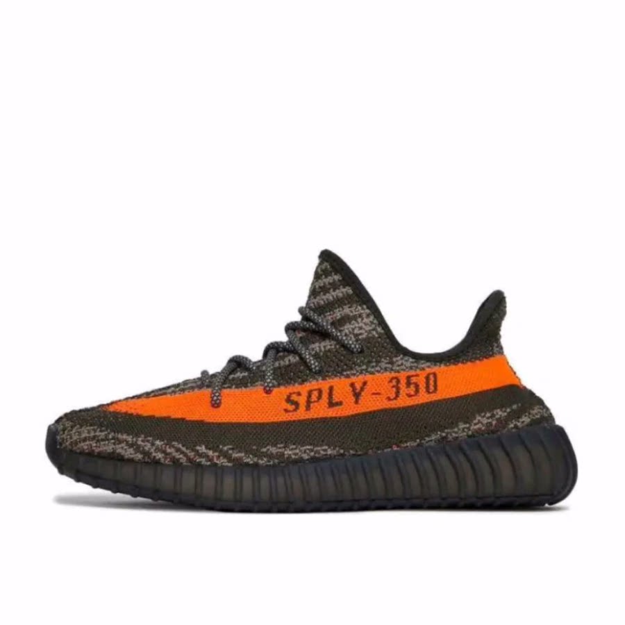 adidas Yeezy Boost 350 V2 低帮 生活休闲鞋 男女同款 灰橙