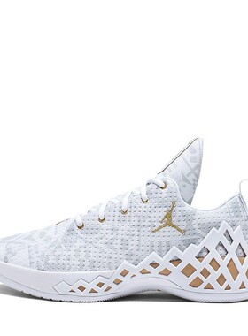 【布布】 Jordan 篮球鞋 白色 低帮 Jumpman Diamond Low PF 网布