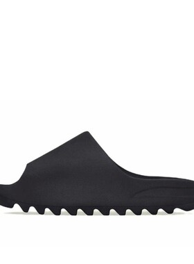 【布布】 adidas originals Yeezy Slide 一字拖鞋 黑色 潮流