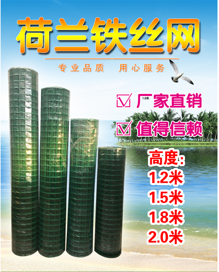 包邮 铁丝网电焊网荷兰网护栏网围墙围栏养殖网养鸡鸭兔狗鹅笼子