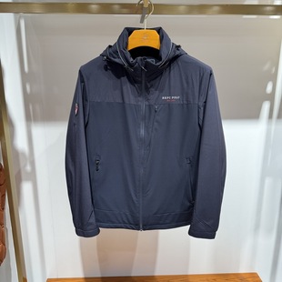 比华利保罗男装 秋冬连帽商务休闲棉衣棉服外套246366079专柜3590H