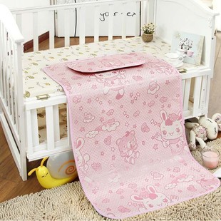 寄餐班幼儿园小朋友席子透气夏季 6岁宝宝床品耐用 冰爽冰丝床席0