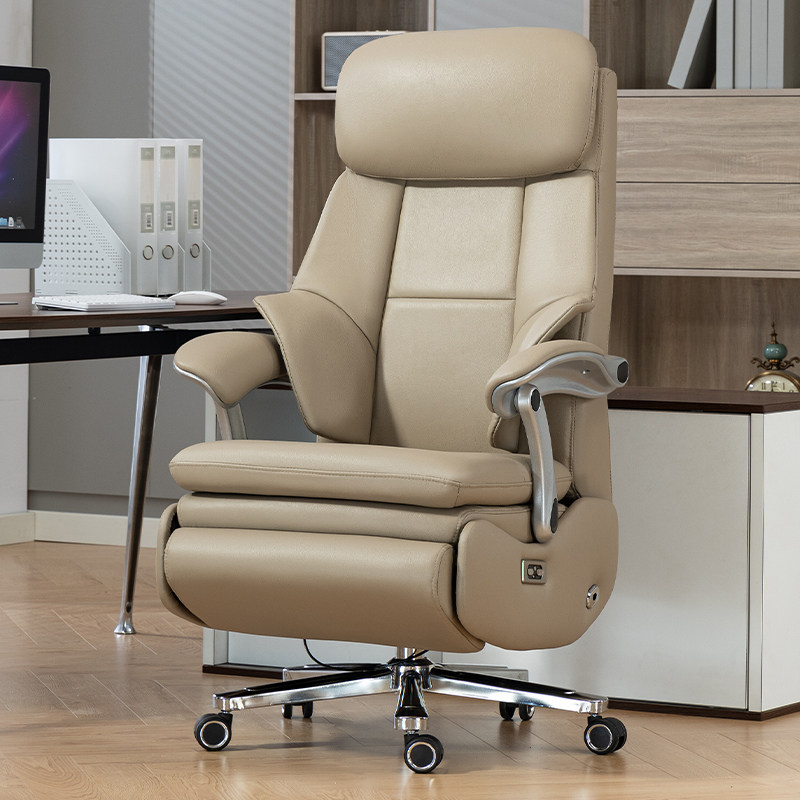 电动老板椅舒适商务办公椅可躺电脑椅家用沙发椅子通风加热大班椅