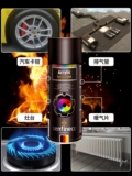 Высокотемпературная металлическая самоотверженная краска анти -коррозионная рука -сглаженное автомобильное суппорт и выхлопная труба мотоцикла.