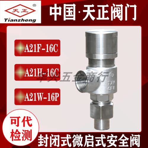 中国天正泄压阀封闭式安全阀