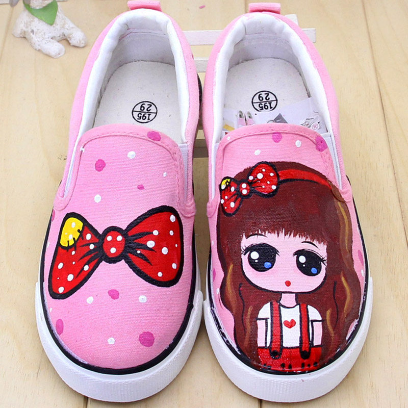 Chaussures enfants en toile suture de voiture pour printemps - semelle tendon - Ref 1038053 Image 3