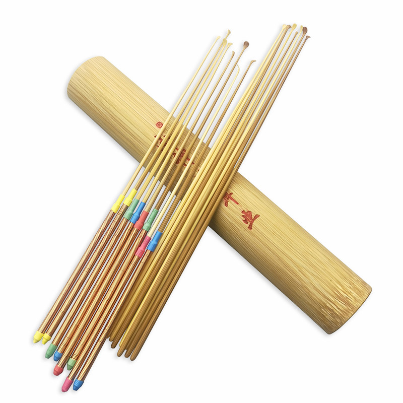 专业掏耳朵工具小小圆头竹耳勺长柄弹性光滑圆润水滴竹耳扒采耳勺
