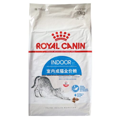 皇家猫粮i27皇家室内成猫粮10kg减少粪便异味去除毛球猫粮包邮