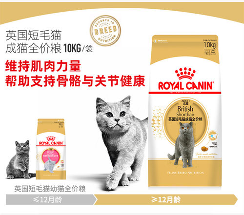皇家猫粮10kg英短bs34专用
