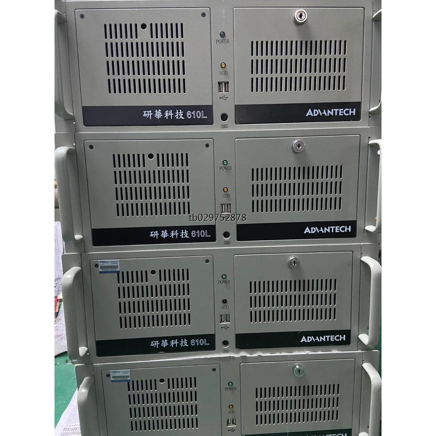 非实价议价议价9成新 研华工控机IPC-610L 8个PCI 双核处理器【询