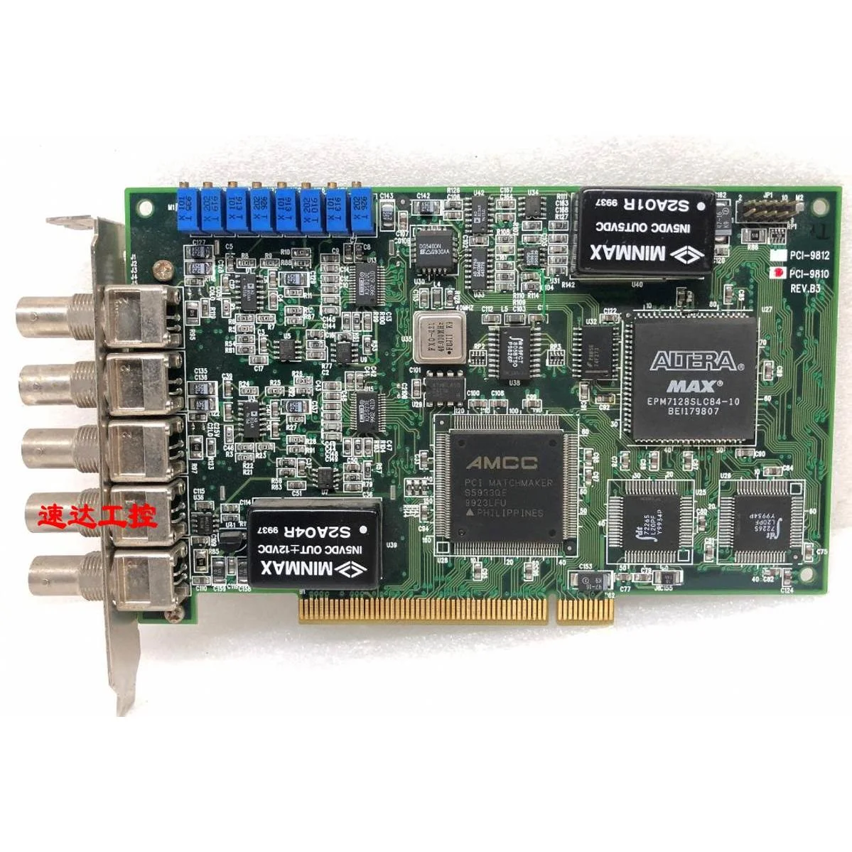 非实价议价议价可议价PCI-9810 REV B34路10位20MS/s同步采样32K